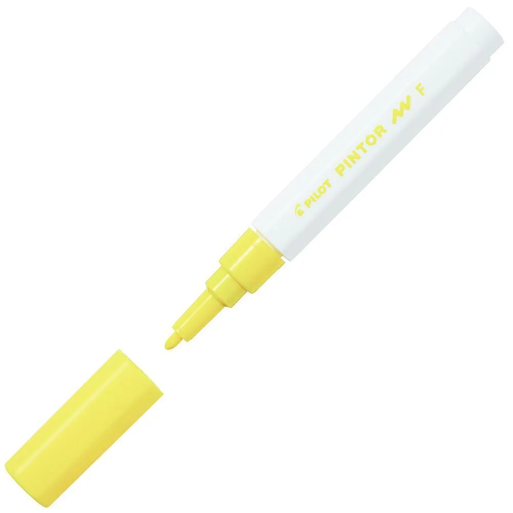 Pilot Pintor Paint Marker Fine Bullet Point 1.0Mm Yellow